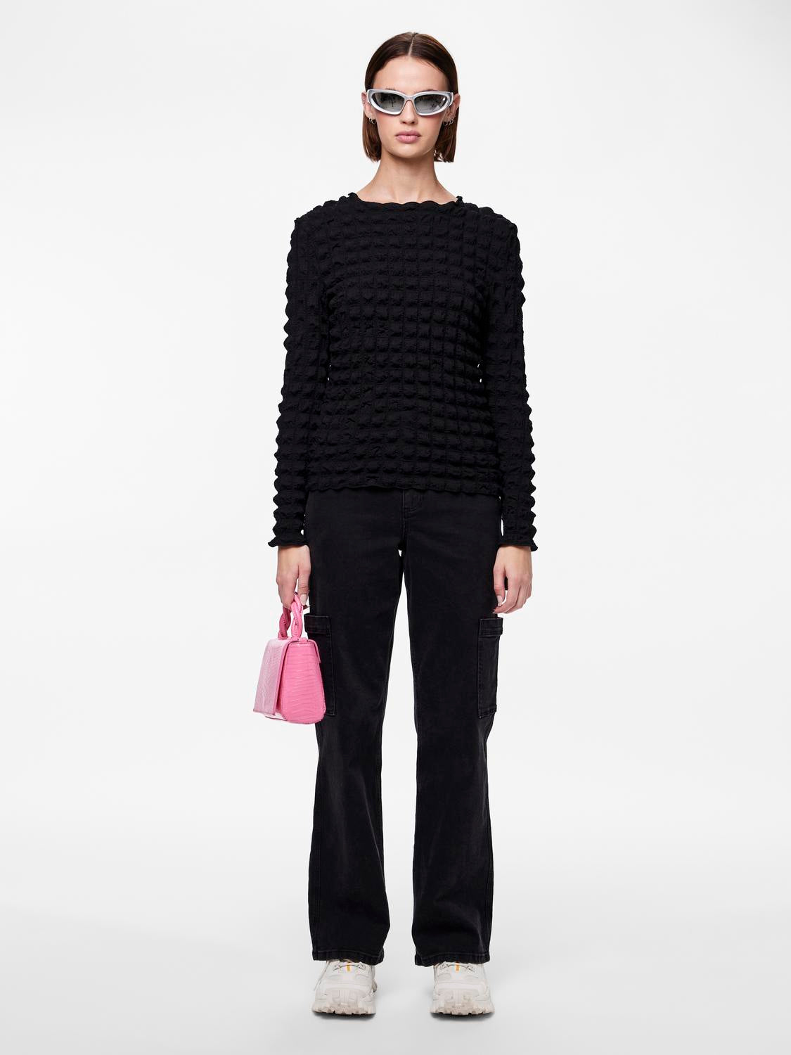 PCMISSIE T-Shirts & Tops - Black